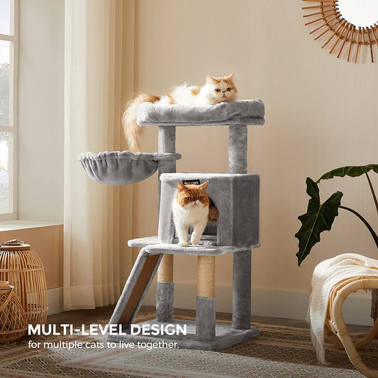 VERE Cat Tree with Sisal-Covered Scratching Posts - HWLEXTRA