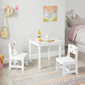 Children’s Table and Chair Set, 1 Table, 2 Chairs