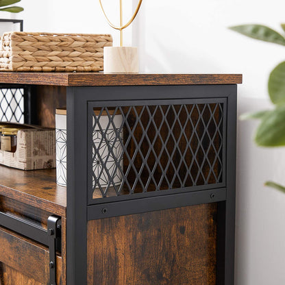 COBADO Storage Cabinet with Open Compartment - HWLEXTRA