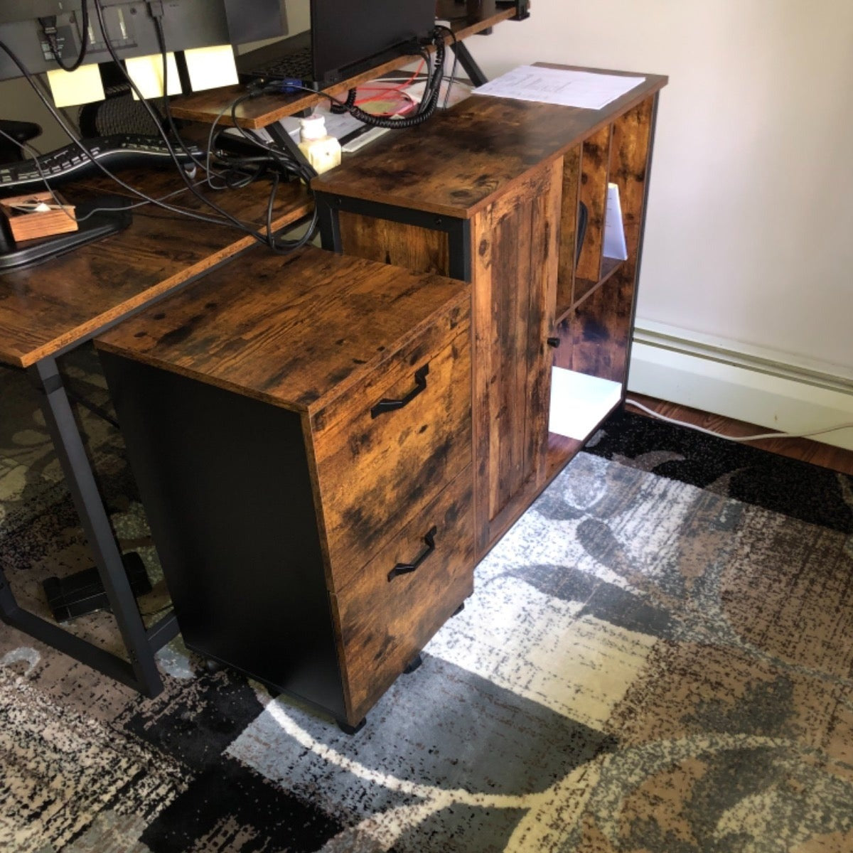 Industrial 2 Drawer File Cabinet - HWLEXTRA
