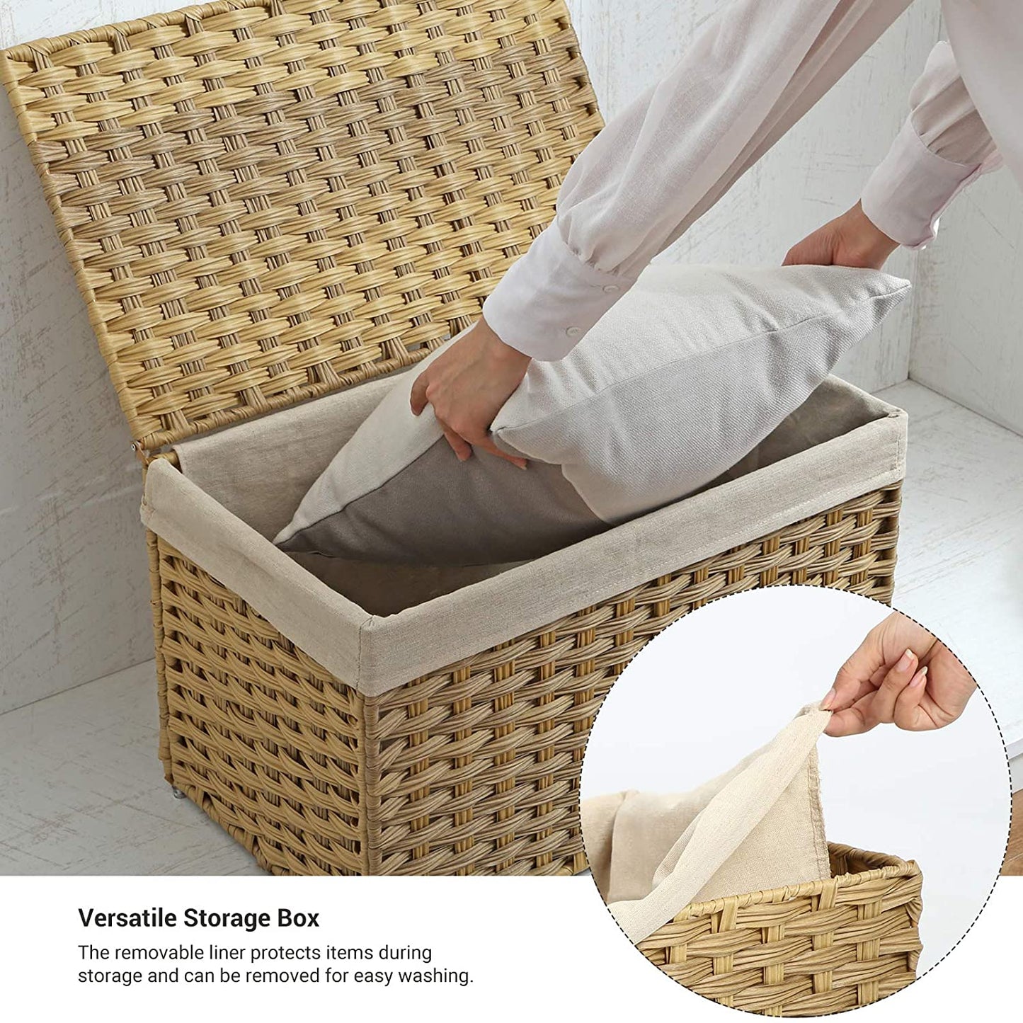 Storage Chest with Lid - HWLEXTRA