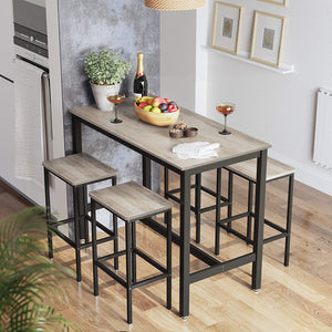 Bar Table with 2 Bar Stools - HWLEXTRA