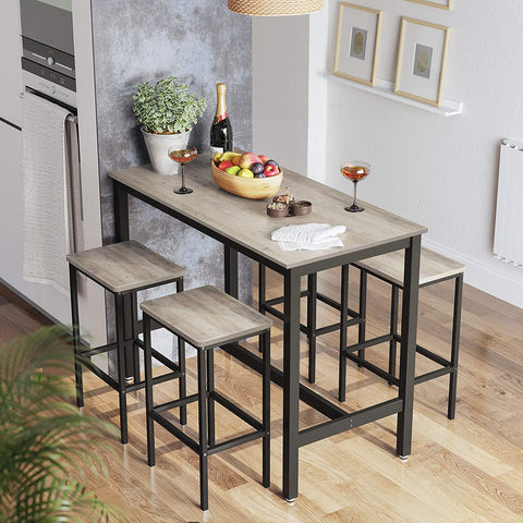 Bar Table with 2 Bar Stools - HWLEXTRA