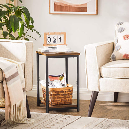 Tables Set of 2 with Storage Shelf - HWLEXTRA