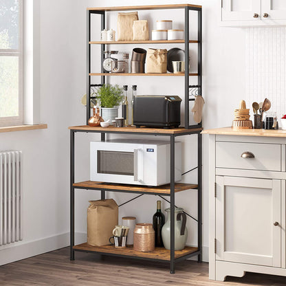 6-Tier Baker's Rack with Hutch - HWLEXTRA