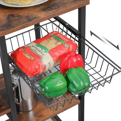 HELENA Kitchen Shelf with Spice Rack - HWLEXTRA