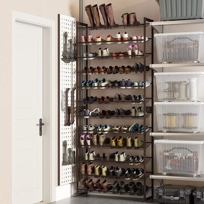 Adjustable 12-Tier Shoe Rack - HWLEXTRA