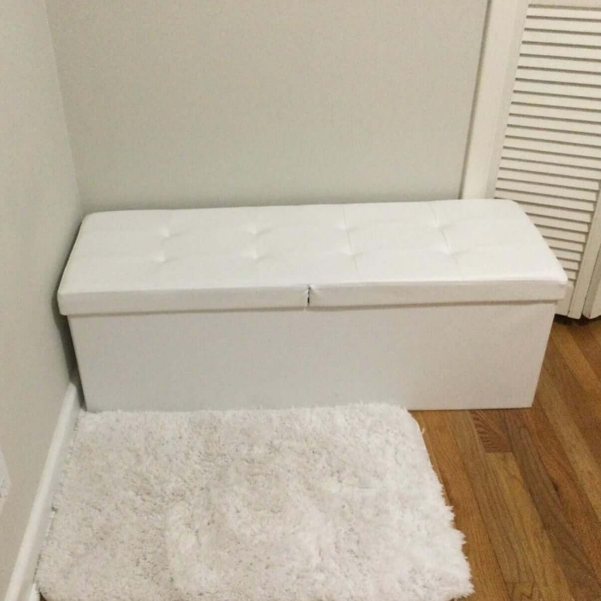 Flipping Lid Ottoman Bench - HWLEXTRA