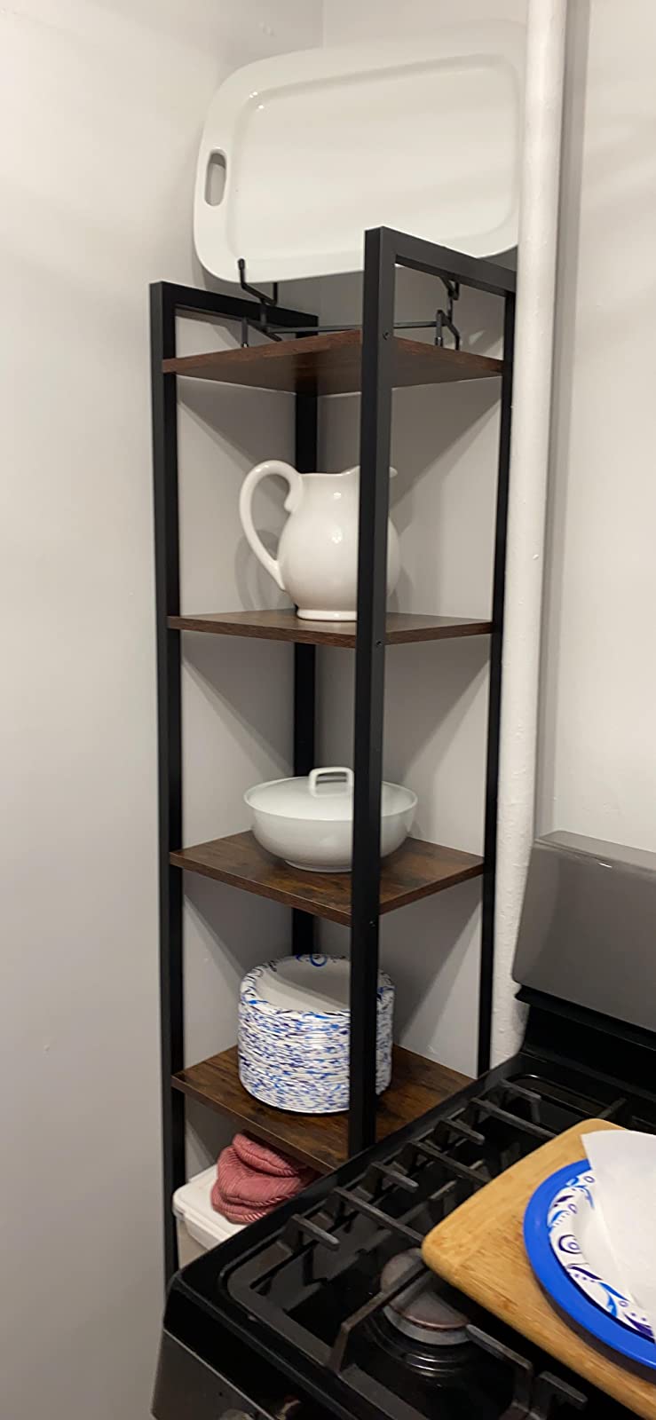 6-Tier Bookshelf, Bookcase, Storage Shelving Unit with 6 Shelves - HWLEXTRA 