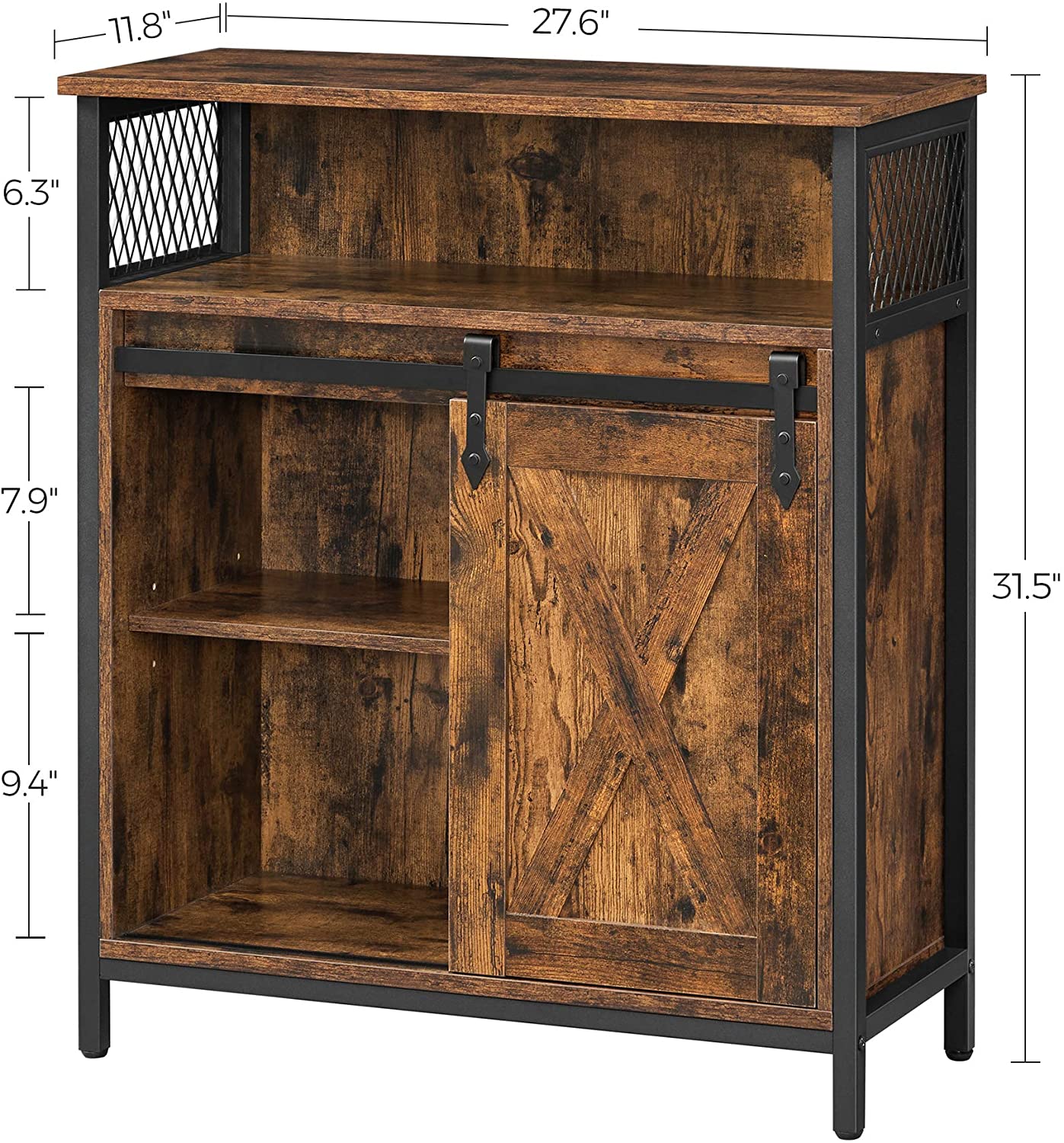 COBADO Storage Cabinet with Open Compartment - HWLEXTRA