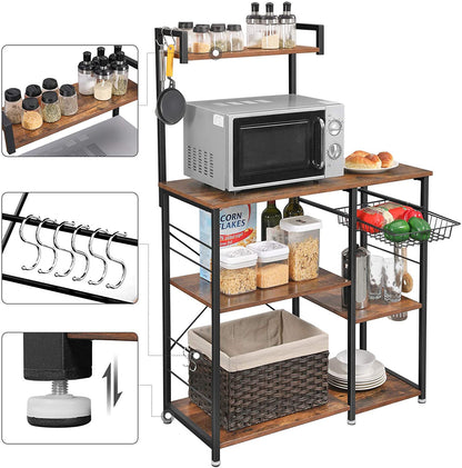 HELENA Kitchen Shelf with Spice Rack - HWLEXTRA