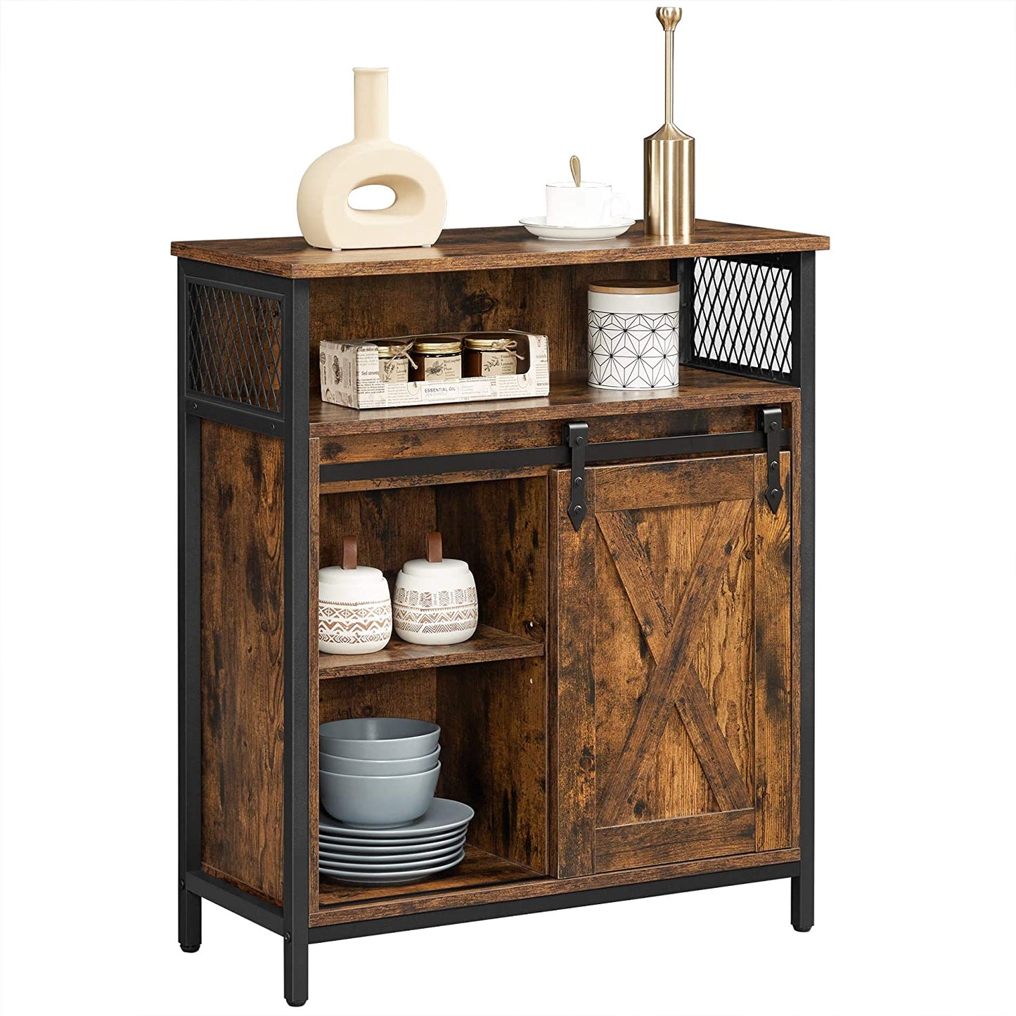 COBADO Storage Cabinet with Open Compartment - HWLEXTRA