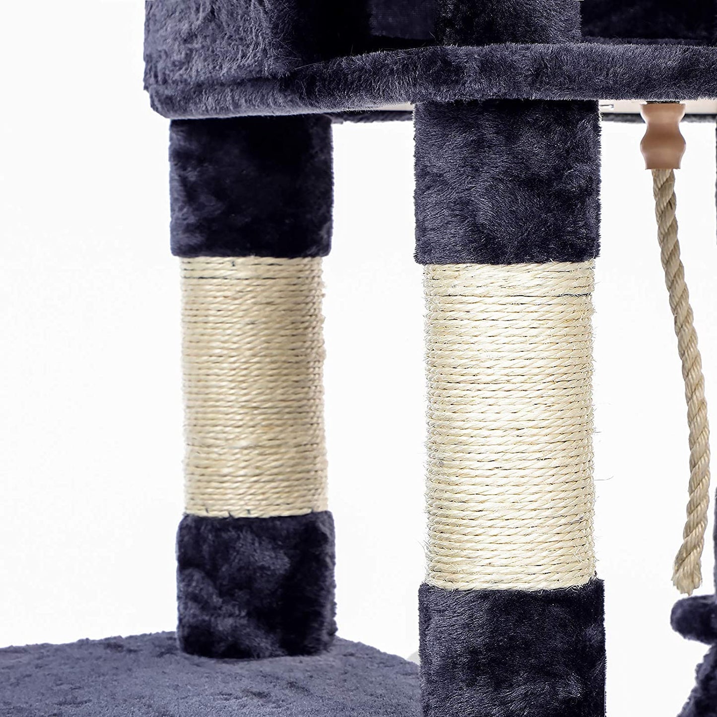 64.6 Inches Large Cat Activity Center with Hammock - HWLEXTRA