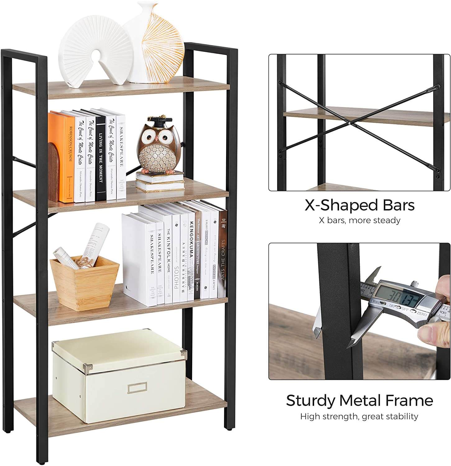 4-Tier Standing Unit Shelf - HWLEXTRA