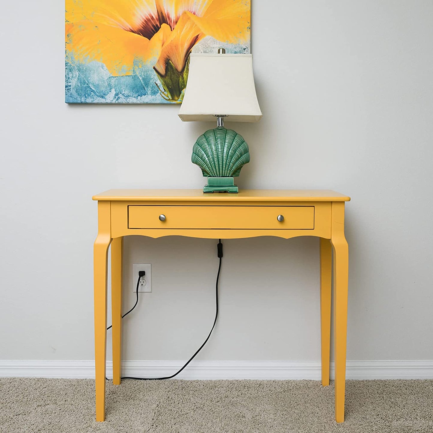 25.9''Height Table Lamp, Farmhouse Novelty Design for Nightstand