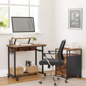 Mobile Computer Writing Desk - HWLEXTRA