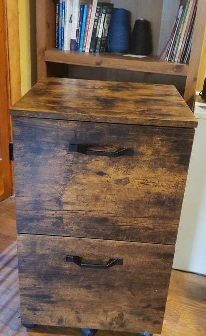 Industrial 2 Drawer File Cabinet - HWLEXTRA