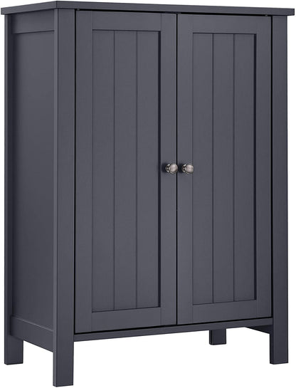 White Floor-standing Bathroom Storage Sideboard - HWLEXTRA
