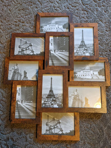 Collage Picture Frames, 4 x 6 Inches for 10 Photos, Assembly Required, Collage Multiple Photos, Glass Front