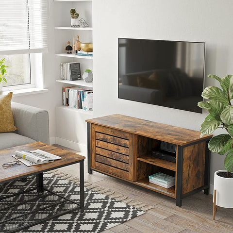 TV Cabinet for 50 inches TV with Sliding Doors - HWLEXTRA