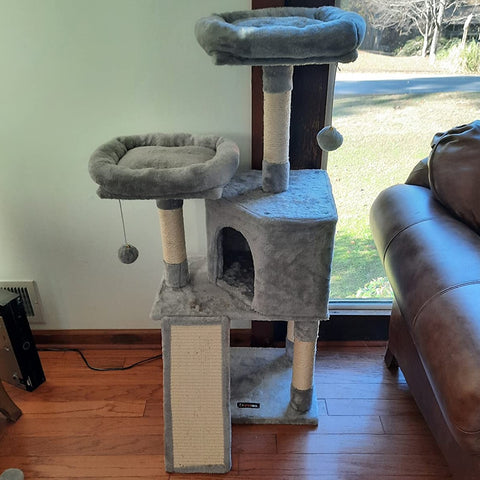 Cat Tree, Cat Tower, 45.3-Inch Cat Condo with Scratching Posts