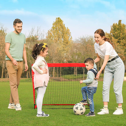 Set of 2 Pop-Up Soccer Goals — Red