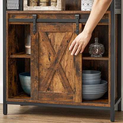COBADO Storage Cabinet with Open Compartment - HWLEXTRA