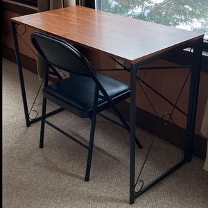 Computer Desk Simple Study Folding Table for Home Office, 39.4"