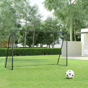 Children's Soccer Goal 12 x 6 Foot, in Garden, Courtyard, Park, Beach, Metal Pipes and PE Net