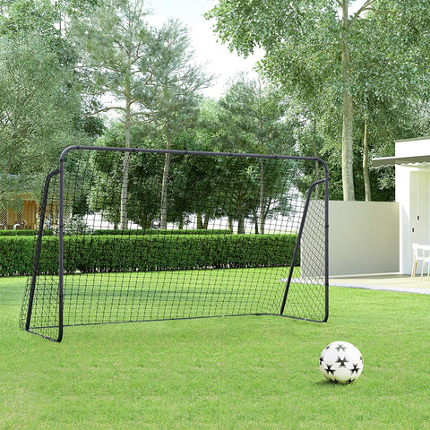 Children's Soccer Goal 12 x 6 Foot, Metal Pipes and PE Net, Quick Assembly