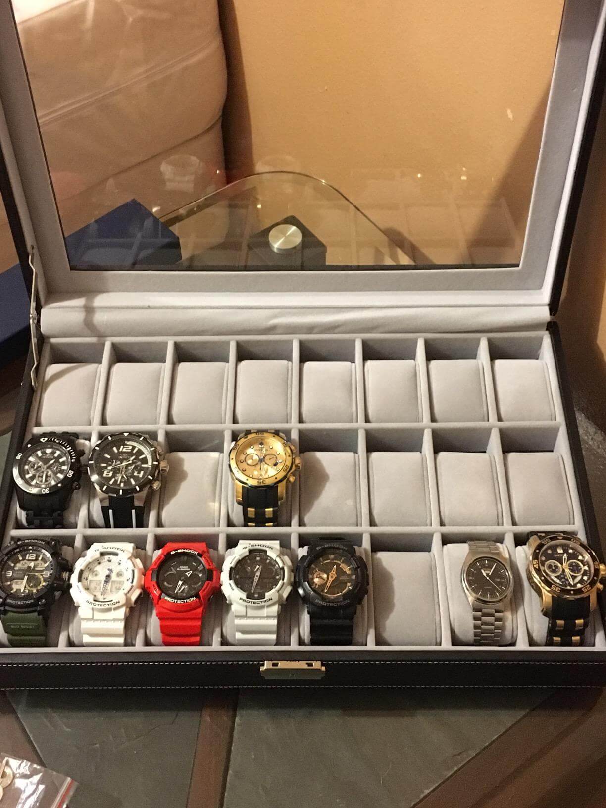 24-Slot Lockable Watch Organizer - view 5
