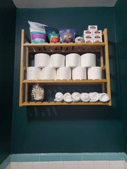 Bamboo Bathroom Shelf - HWLEXTRA