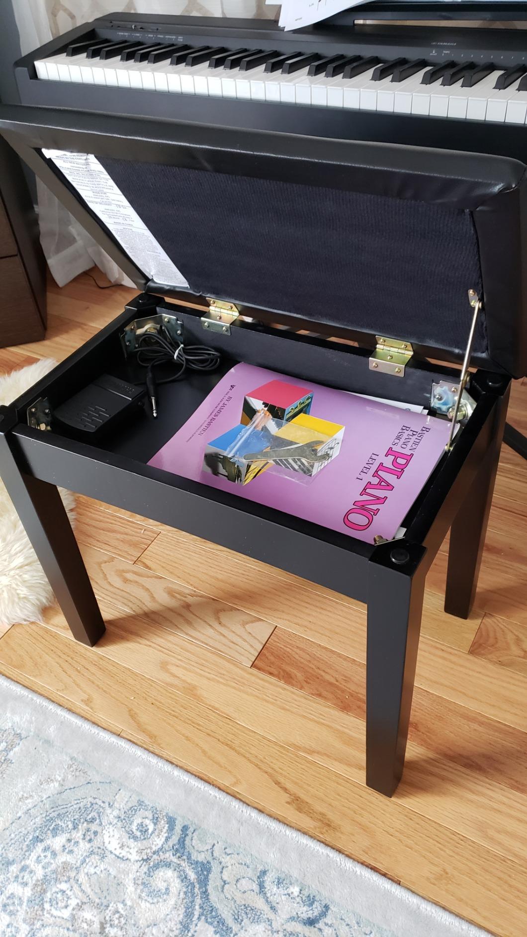 Padded Piano Bench - HWLEXTRA