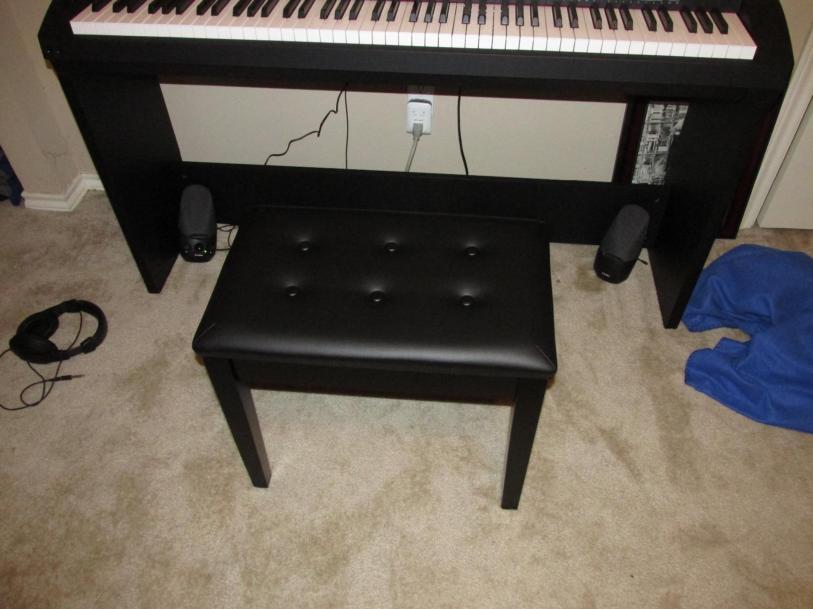 Padded Piano Bench - HWLEXTRA