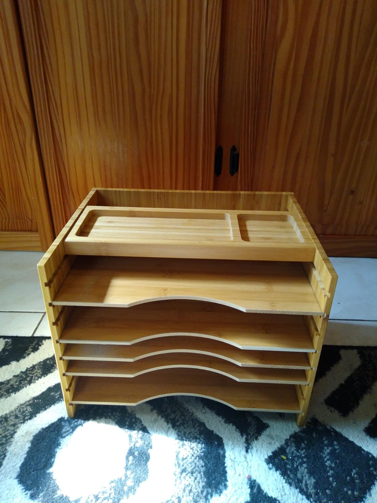 Bamboo File Organizer - HWLEXTRA