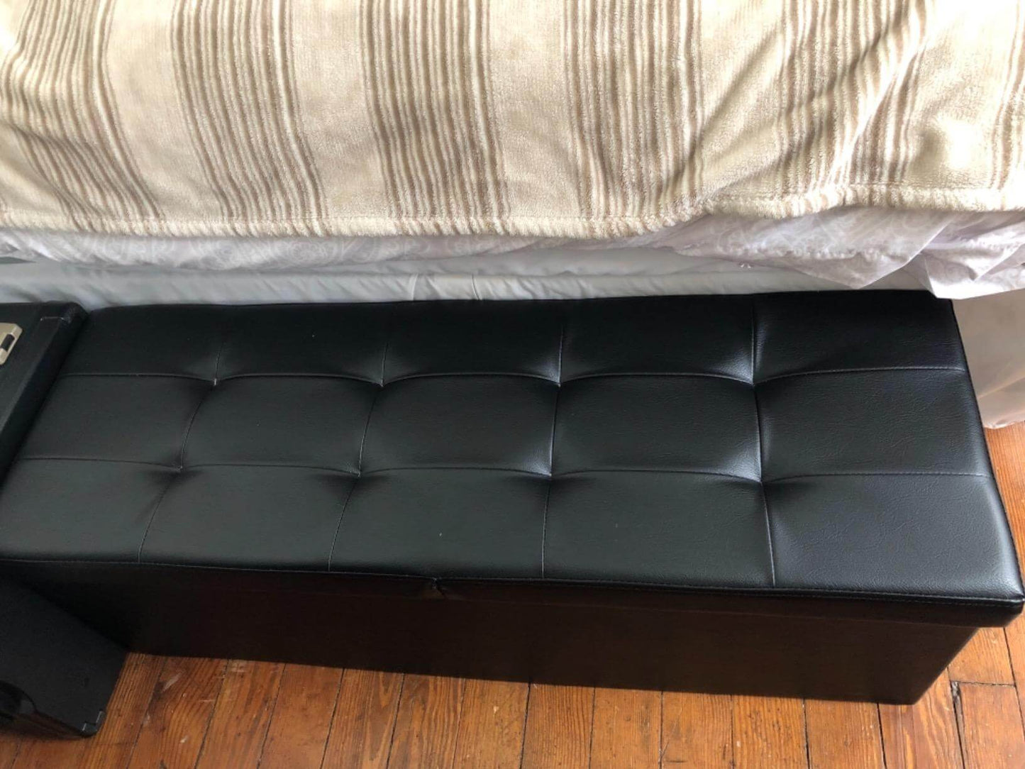 Flipping Lid Ottoman Bench - HWLEXTRA