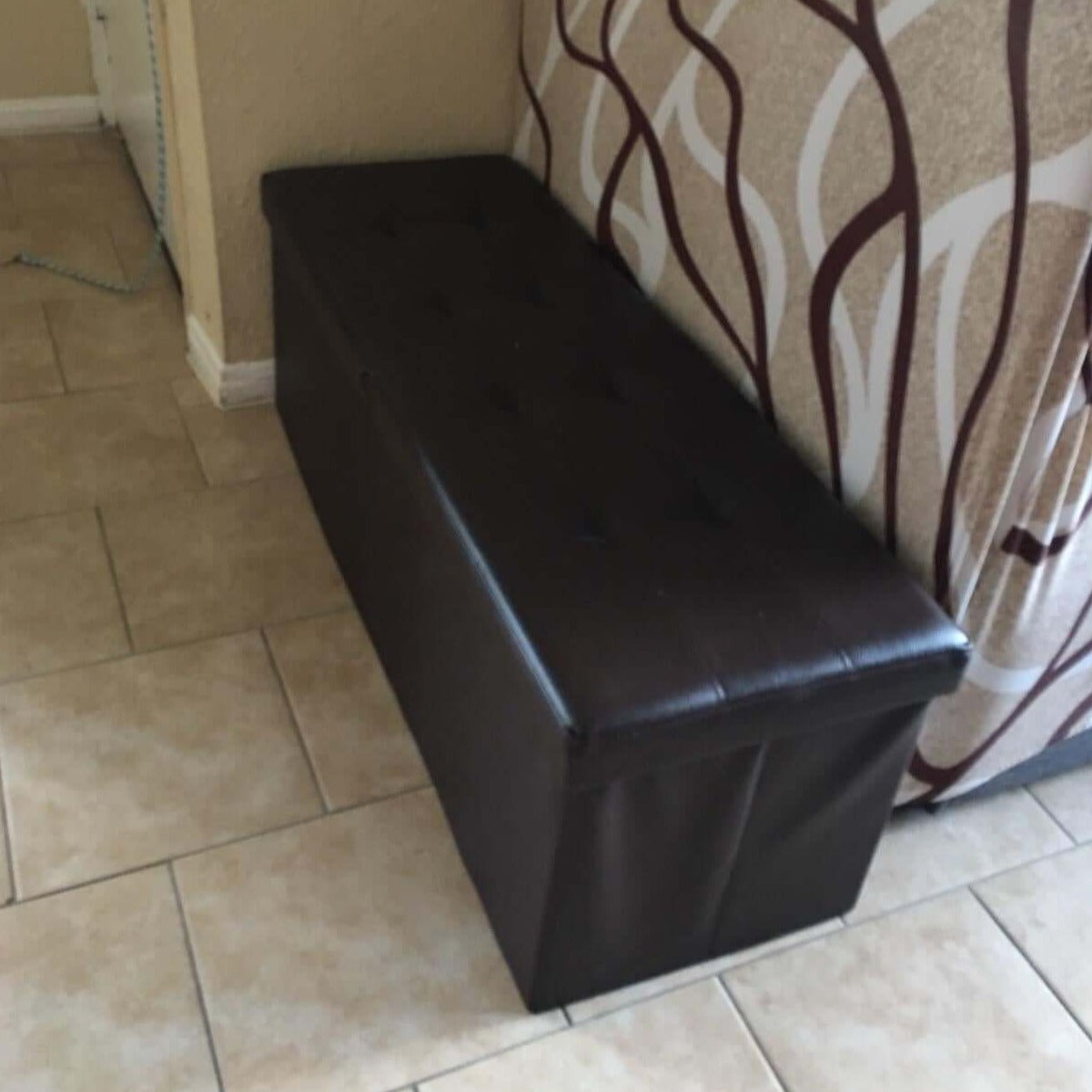 Flipping Lid Ottoman Bench - HWLEXTRA