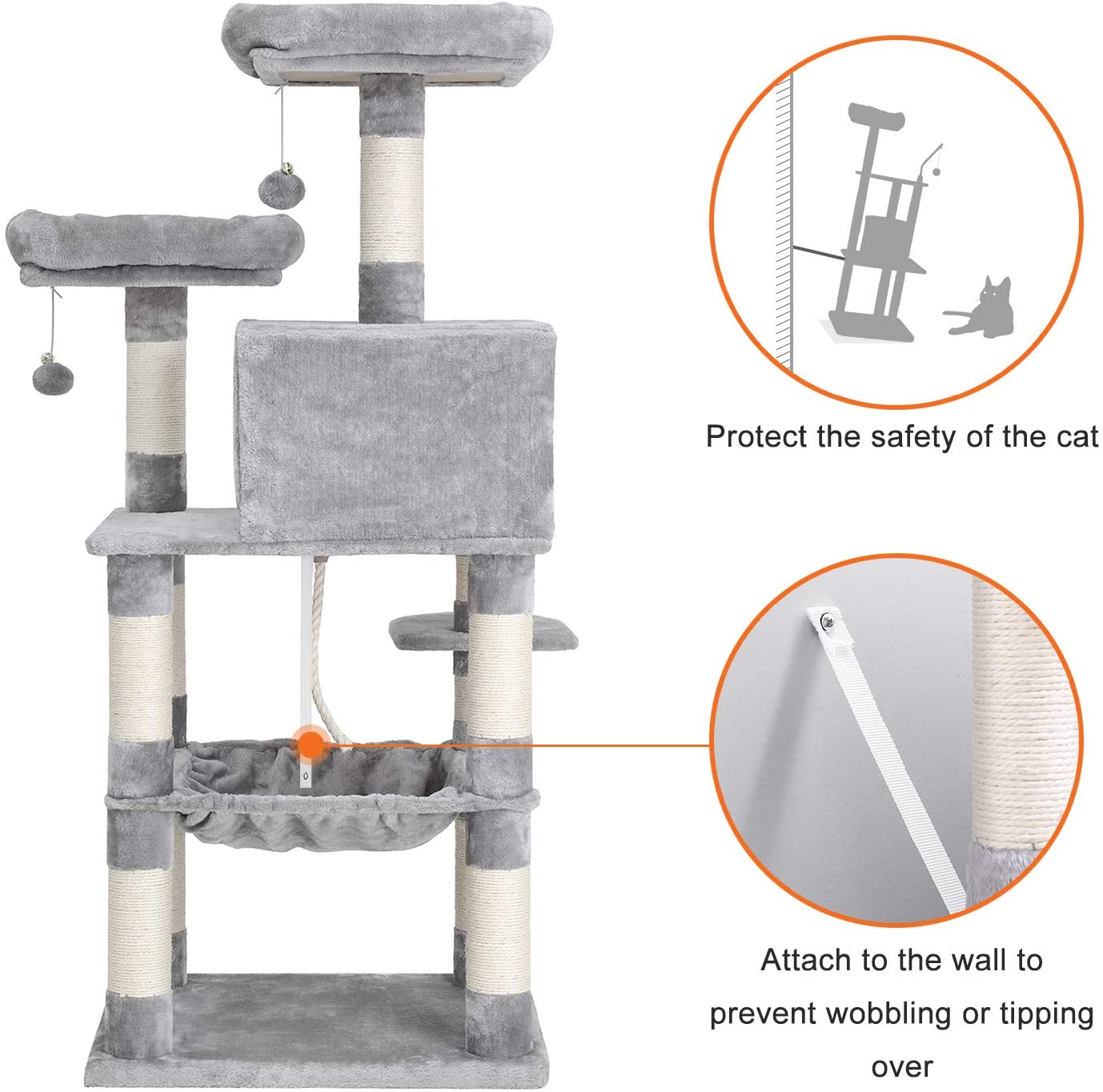 Dual Platforms Cat Tree - HWLEXTRA