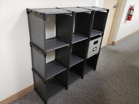 9 Cubes Open Bookcase - HWLEXTRA