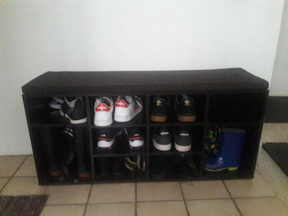 Cubbie Shoe Storage Bench with Cushion - HWLEXTRA