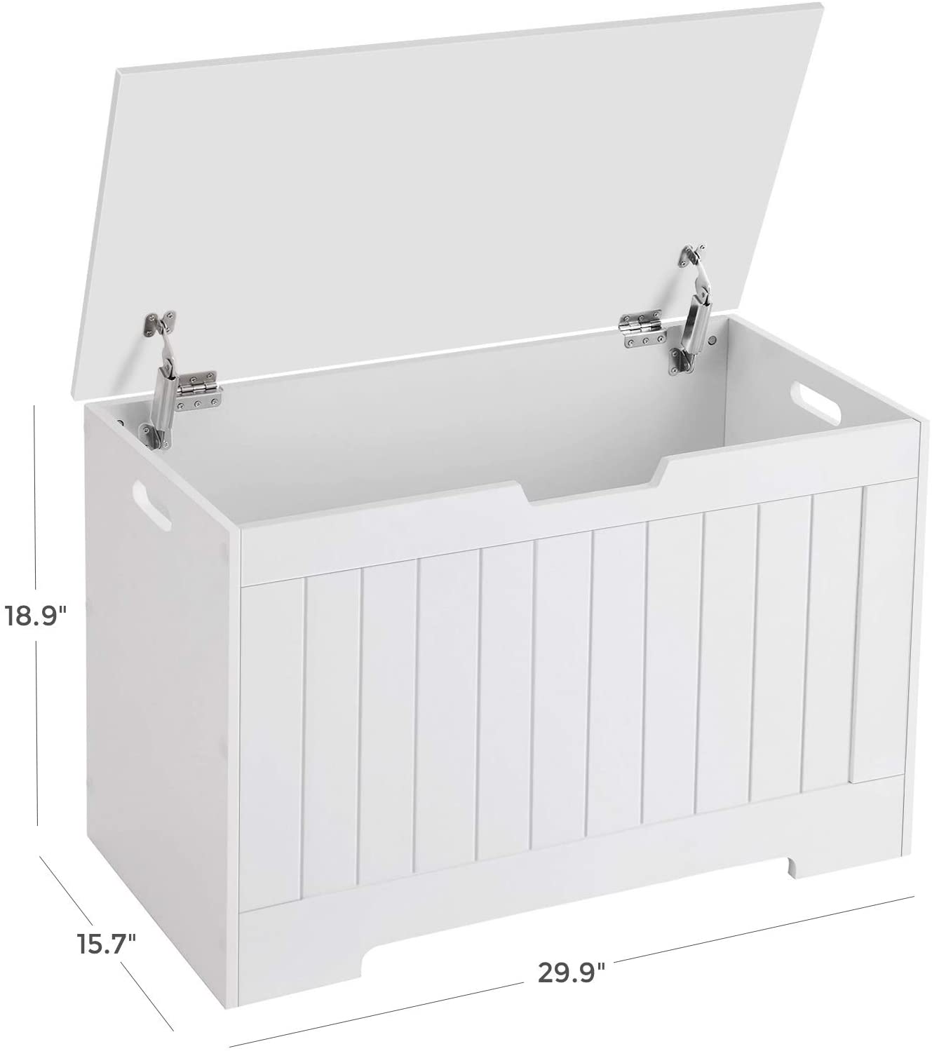 White Storage Chest Bench with Lift Top - HWLEXTRA