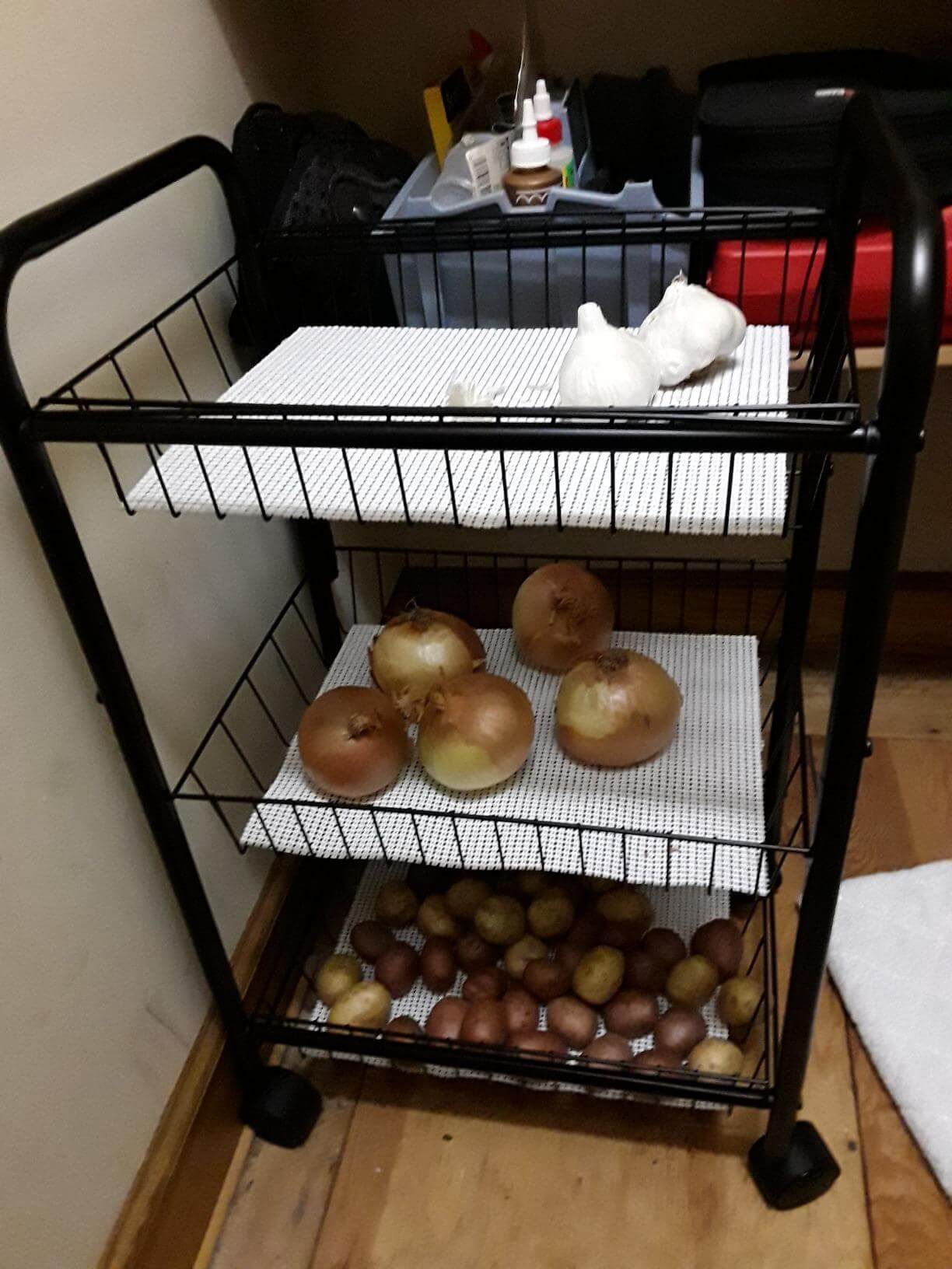 3-Tier Rolling Utility Cart - view 5