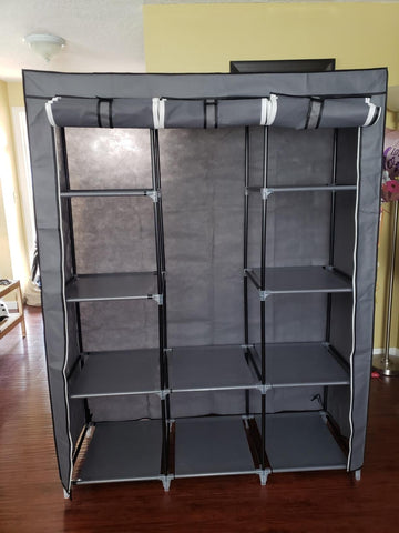 51" Portable Clothes Closet - HWLEXTRA 