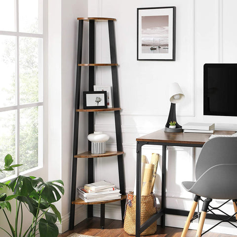 FLORA 5-Tier Corner Shelf - HWLEXTRA