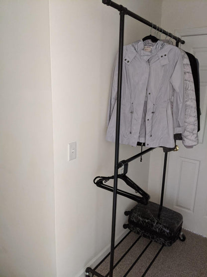 Double Rod Garment Rack - HWLEXTRA