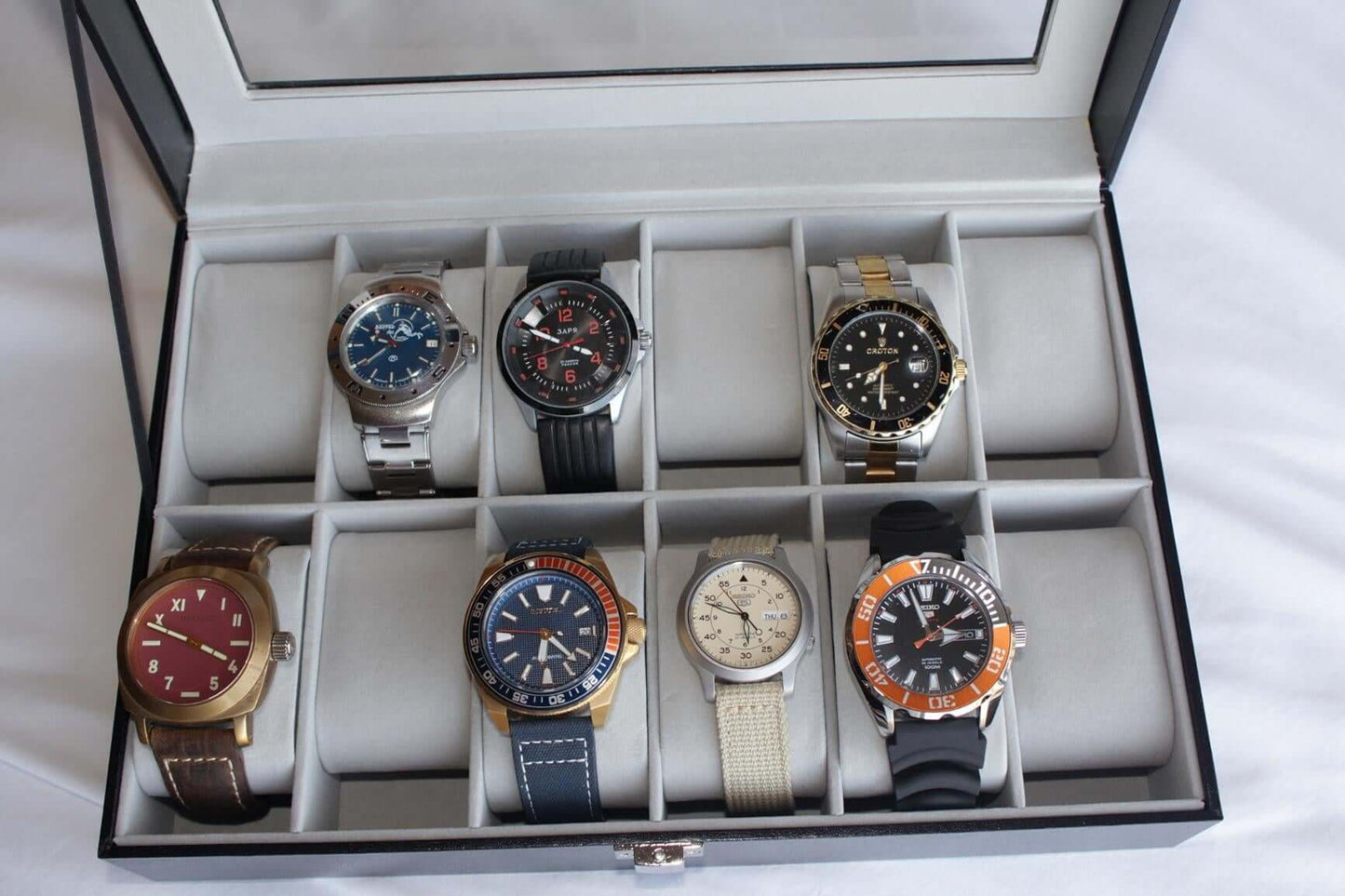 12 Slots Watch Box - HWLEXTRA