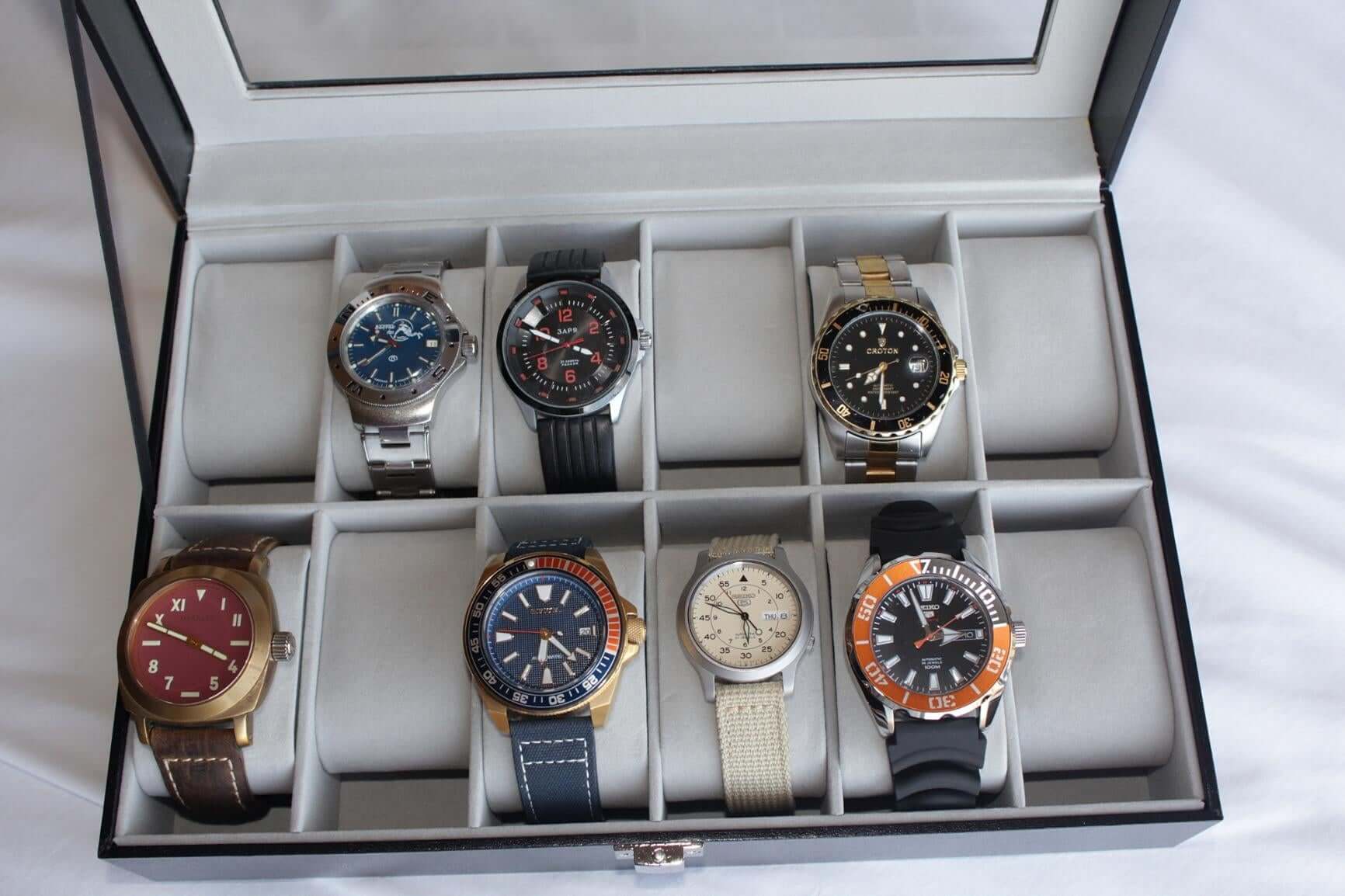 12 Slots Watch Box - HWLEXTRA