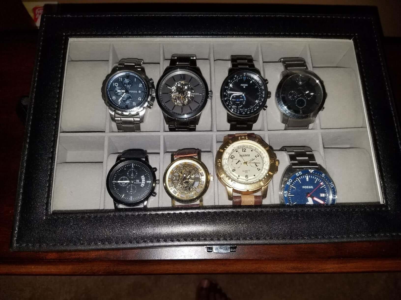 12 Slots Watch Box - HWLEXTRA
