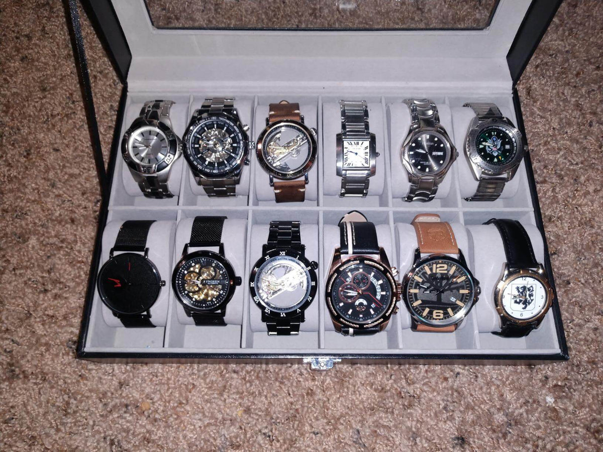 12 Slots Watch Box - HWLEXTRA