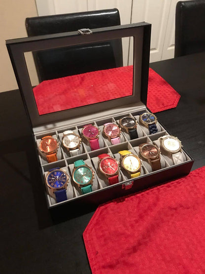 12 Slots Watch Box - HWLEXTRA